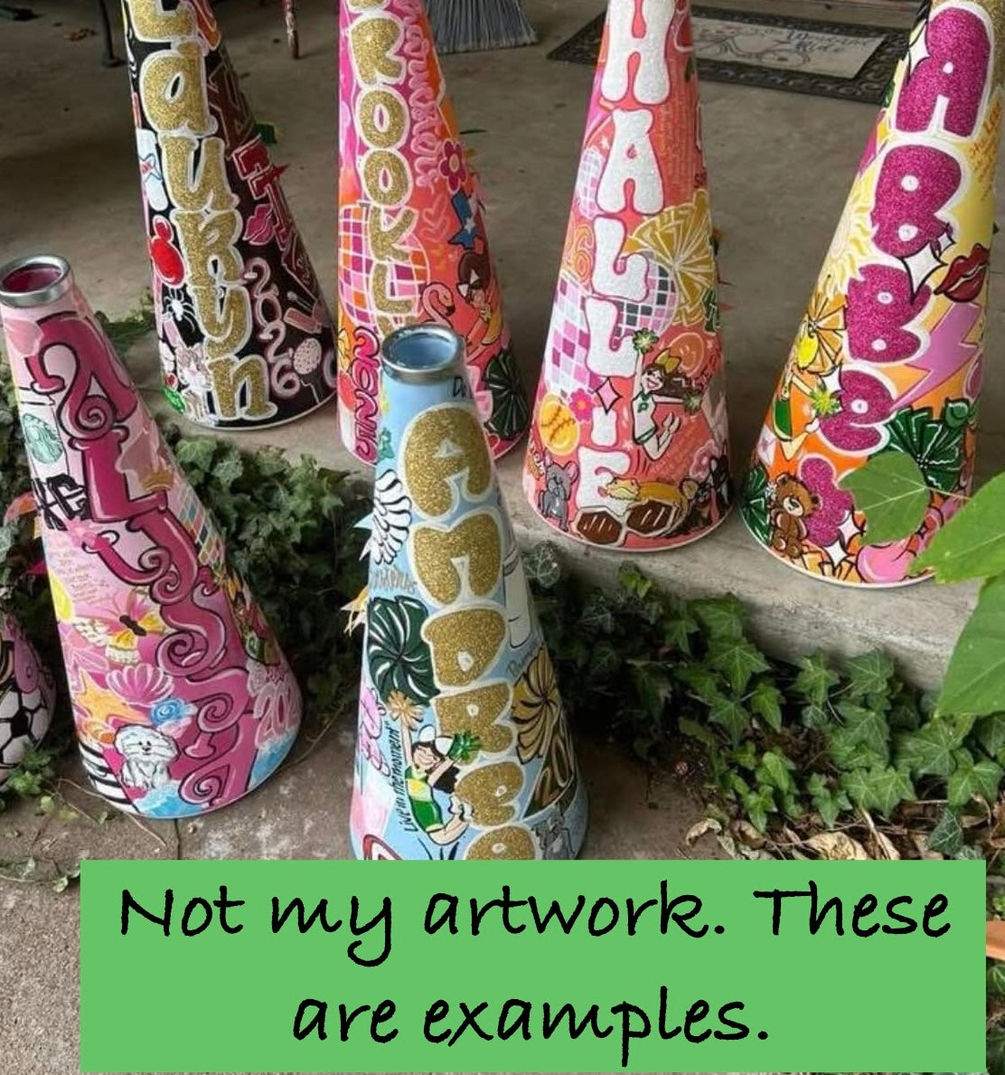 Custom Megaphones for ZHS Cheer
