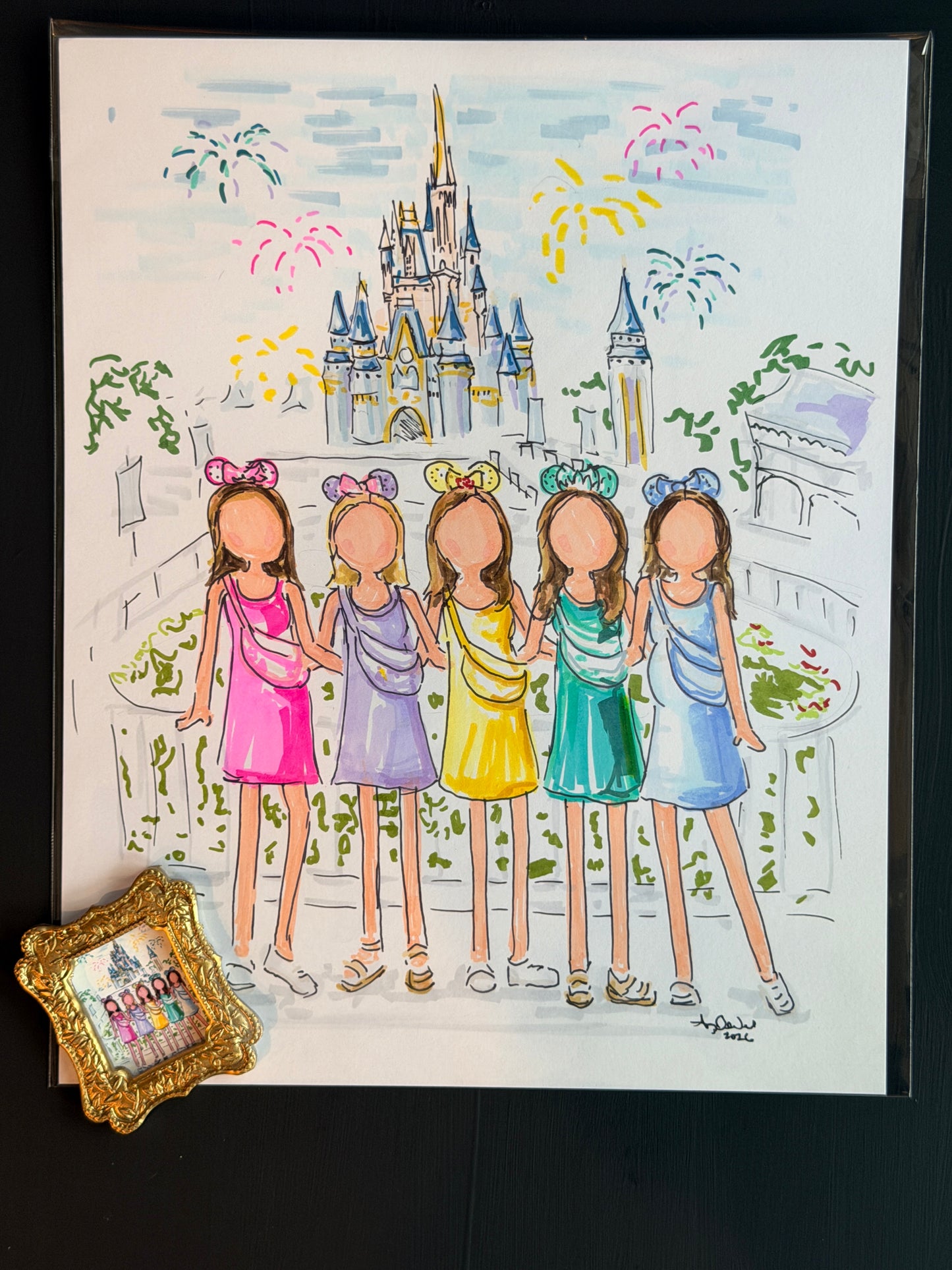 Small Magnet Print Of Your Artwork or Sketch
