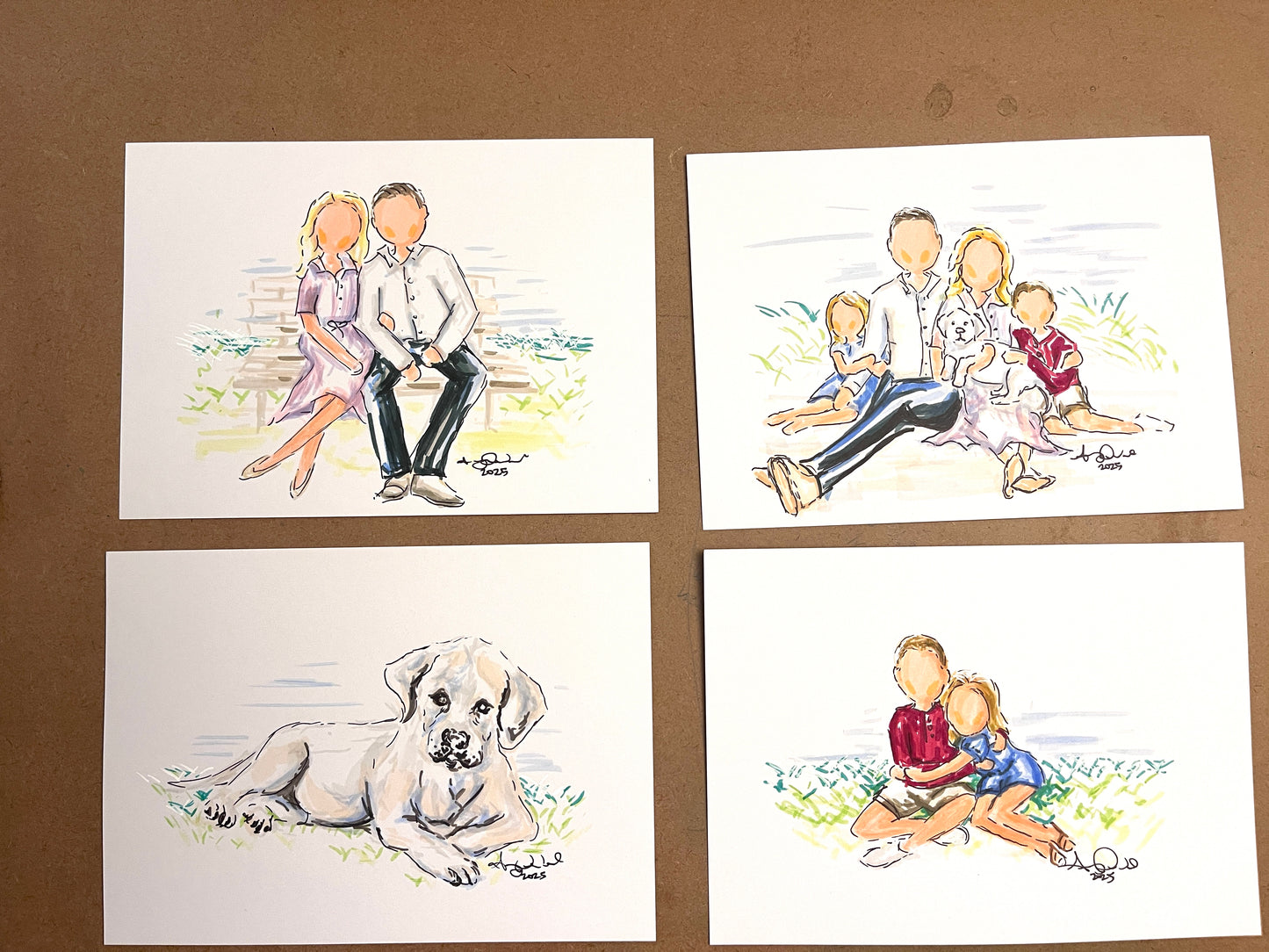 Traditional Marker Portraits