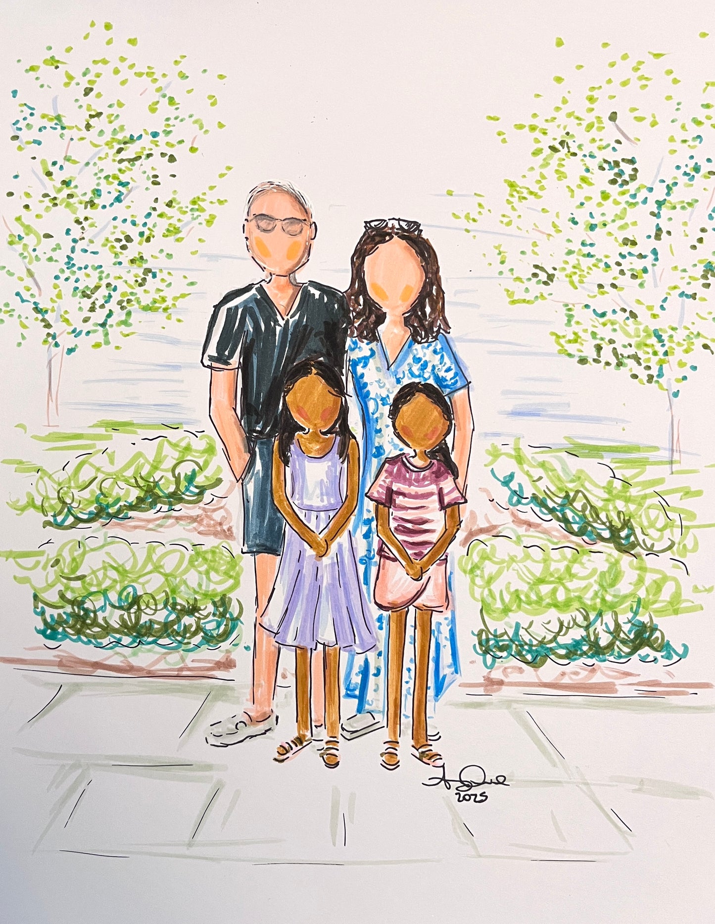 Traditional Marker Portraits